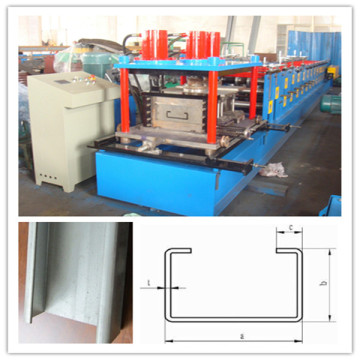 on Sales! Ready for shipment Fully Automatic C Purlin Cold Roll Forming Machine